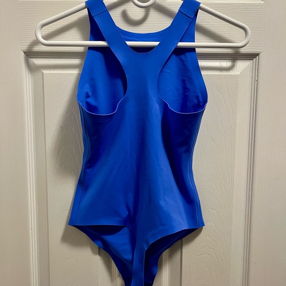 Smoothez by Aerie Blue bodysuit size S - Picture 3 of 5